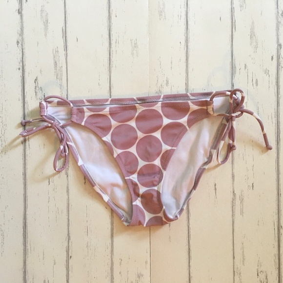 VS Smoky Lilac String Tie Bikini Swimsuit Bottoms - Picture 3 of 9